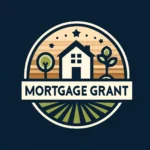 DALL·E 2024-04-24 16.55.18 - Design a logo for a mortgage grant program that includes the text 'Mortgage Grant'. The logo should feature a welcoming house and an element of growth